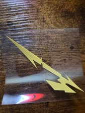 METALLICA LOGO UV DTF Decal Sticker waterproof USA NOT VINYL  picture