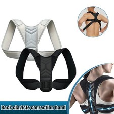NEOPRENE MAGNETIC POSTURE CORRECTOR BAD BACK LUMBAR SHOULDER SUPPORT BELT BRACE picture