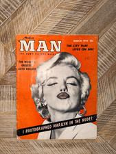 Vintage Marilyn Monroe Movie Magazine Modern Man March 1955 Picture picture