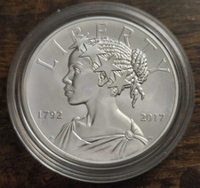 2017D American Liberty Silver Medal 225th Anniversary - Denver - Uncirculated picture