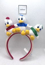 Tokyo Disney Resort Huey Dewey Louie Plush  HeadBand Donald Duck picture