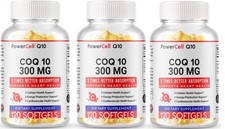 360 CoQ-10 300mg Coq10 Co Q10 Q-10 Coenzyme Heart Support NON-GMO USA picture