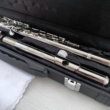 Silver Concert Band Flute for Student/Intermediate with Carry Case, Key of C picture