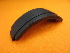 New 20mm Authentic ROLEX OYSTERFLEX Rubber Strap I Black Watch Band 350501 F picture