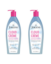 Jergens Cloud Creme Cream Body Lotion w/ Hyaluronic Complex 13 oz Lot of 2 picture