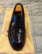 RARE Plated Alden 96288 Color 8 Burgundy Horween Shell Cordovan Penny Loafer picture