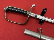 Post-WW2 Era U.S. M1902 Officer’s Sword Engraved-Eastern Military Academy picture