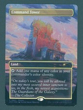 D23 EXPO 2026 MTG Command Tower 0001 Marvel Super Heroes Magic Promo Foil Card picture