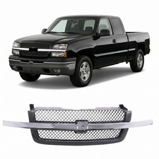 Grille w/Chrome Molding Center Bar For 03-07 Silverado 1500 2500 3500 Avalanche picture