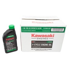 Kawasaki 99969-6296 Case of 12 Quarts of SAE 10W-40 4 Cycle K-Tech Engine Oil picture