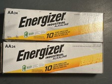 48 Energizer AA Industrial Alkaline Batteries (EN91, LR6) Brand New Exp 3/2034 picture