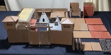 Vintage Rin Tin Tin FORT APACHE Marx Playset #3658 Series 1000 1956 Parts picture
