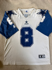 Vintage 1995 Starter Troy Aikman Dallas Cowboys #8 Jersey Size 48 NFL 90s picture