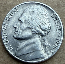 1975-D Jefferson Nickel 5-Cents Coin US Denver  picture