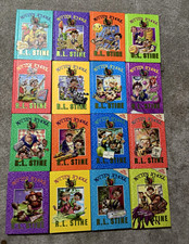 R.L. Stine Rotten School Hardcover Illustrated Book Lot 16 book series picture