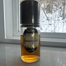 RARE VINTAGE COTY “ACCOMPLICE” EAU DE TOILETTE – PRE-BARCODE – c. 1947–1959 picture