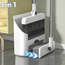 3in 1 Broom and Dustpan Set Floor Brush Long-handled Broom And Dustpan For Home picture