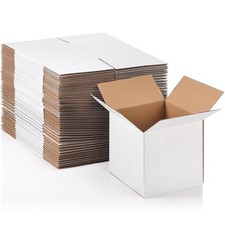 200 Pcs Small Shipping Boxes 6x6x6'' Corrugated Cardboard Box picture