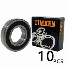 10PCS TIMKEN 6208-2RS 40X80X18MM Double Rubber Seal Bearings 6208RS picture