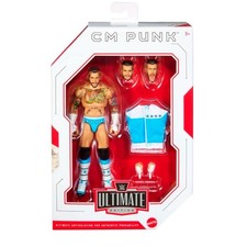 CM Punk WWE Mattel Ultimate Edition Series 33 Wrestling Figure picture