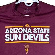 Adidas Mens Arizona State Sun Devils Creator Tee Maroon Size XL picture