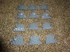 LEGO Rock Mountain Wall Gray Lot of 12 8 x 8 x 6 Medium Symmetric (MURP) 23996 picture