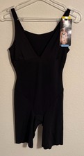 NWT Maidenform Open Bust Body Shaper Firm Black FL2556 Cool Comfort Size Medium picture