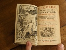 antique book-Brantome-les vies des Dames Galantes, 2nd part-1740 picture