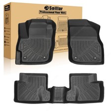 New 3D Fits 2010-2013 Mazda 3 Front+2nd 4Door TPE Floor Mats Liners All-Weather picture
