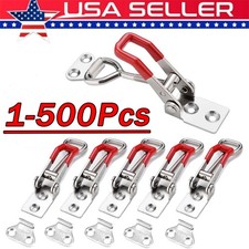 Heavy Duty Steel Toggle Latch Catches Adjustable Lock Clamp For Boxes Case New picture
