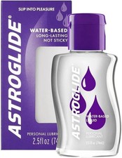 Astroglide Water Based Lube 2.5oz Personal Lubricant Safe Toys Travel Size picture