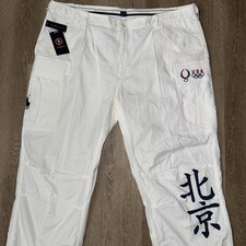NWT Polo Ralph Lauren 2008 Beijing Olympics Cargo Pants Mens 44x32 RARE Team USA picture