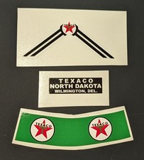 Wen-Mac North Dakota Texaco Tanker New Replacement Parts: STICKER SET picture