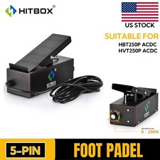 HITBOX  5 Pin Foot Pedal for TIG Welder TIG WELDING MACHINE Foot Switch US Stock picture