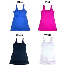GapFit Women's Active Tank Dress, Square Neckline with Pocketed Inner Liner picture