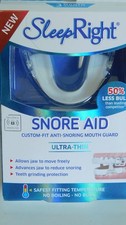 SLEEP RIGHT SNORE AID custom fit anti snoring mouth guard picture