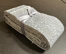 All Gray Jelly Roll - 100% Cotton - 9 Designs - Die Cut 2 1/2 x WOF picture