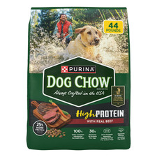 Purina Dog Chow High Protein Dog Food Dry Recipe with Real Beef, 44 lb Bag picture