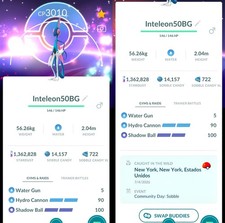 Shiny Inteleon Level 50 BG | Tr-de Registered or not | Tr-de Go✨ picture