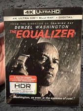 The Equalizer 4K Ultra HD Blu Ray 2-Disc US Release w/ SLIPCOVER 2014 A-1925 picture