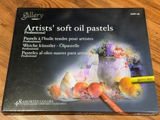Mungyo Gallery Artists' Soft Oil Pastels Set of 48 Assorted Colors MOPV-48 Profe picture