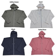 DKNY Women's Tech Pockets Full-Zip Soft Ottoman Hooded Jacket picture
