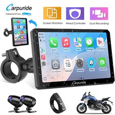 Carpuride W712D Moto CarPlay Android Auto Waterproof Touchscreen Wired Controlle picture