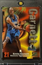 KEVIN GARNETT RARE RED GOLD WAVE 1997 SKYBOX Z FORCE INVESTMENT CARD TWOLVES E picture