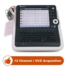 Biocare 12 Lead 6 Channel ECG Machine CardioPro™ 300s Rhythm HRV ST Analysis, US picture