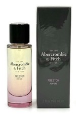 RARE Abercrombie and Fitch Preston Perfume Eau De Parfum 1 fl oz Box Sealed picture