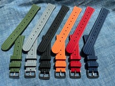WISCASSET WATCH - Premium FKM Waffle Straps (FREE SHIPPING) picture