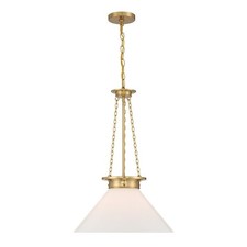 Savoy House  7-1011-1-322 Myers Pendant, 1-Light 60 Watts, Warm Brass Lutre picture