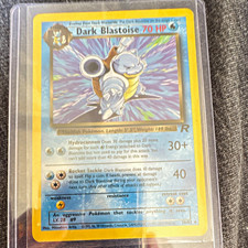 Pokemon TCG Team Rocket Dark Blastoise 20/82 Holo Rare Unlimited English picture