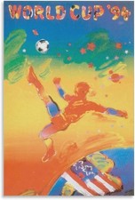 1994 World Cup Football Poster Print, Soccer Wall Art Unframed 24x36 picture